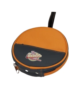 Custodia porta CD DVD Audio Video rotondo Exotic arancione e grigio - Afbeelding 1 van 2