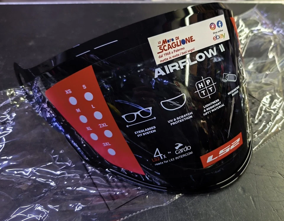 VISIERA ORIGINALE FUME' PER CASCO LS2 AIRFLOW II 2 ART. 806616VIS11 - Image 1 of 1