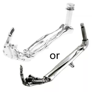 Soporte universal ajustable para pie de estacionamiento con juntas laterales para dedos para moto - Imagen 1 de 8