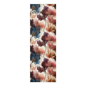 Personalized Yoga Mat, Watercolor Floral, Pilates, Gym, Exercise Equipment,  - Picture 1 of 6