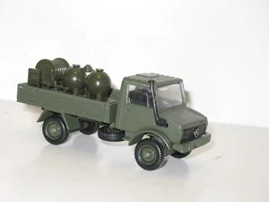 Solido, Truck Military Benne And Tank Without Rings, Mercedes Unimog - Picture 1 of 2