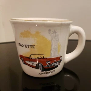 Vintage Milbern Mfg Coffee Corvette American Classic Car Statue of Liberty - Picture 1 of 9