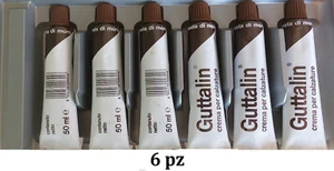 lucido per scarpe e pellame 6 PEZZI crema lucidante TESTA DI MORO tubetto da50ml - Foto 1 di 1