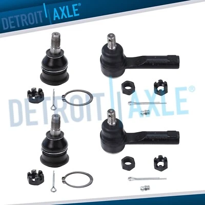 Front Lower Ball Joints Outer Tie Rod Suspension Kit for 2000-2006 Nissan Sentra - Image 1 of 4