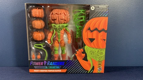 Hasbro Power Rangers Lightning Collection Pumpkin Rapper Deluxe Monster MMPR New Cover