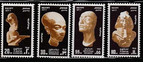 Egypt   1977   Sc # 1023-26   Post Day   MNH   OG Cover