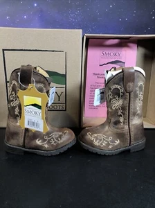 New Smoky Mountain Boots Toddler size 4 3754T Brown - Picture 1 of 10