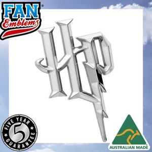 Harry Potter 3D Car Badge - HP Symbol (Chrome) - Picture 1 of 7