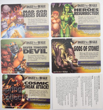 Infinity Gauntlet Event Card Set 1995 Marvel Overpower 5 Card Lot - Pack Fresh