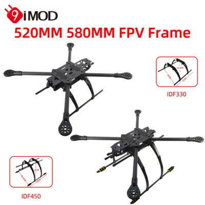9imod FPV Quadcopter Carbon Fiber Freestyle Frame Landing Gear Kit For RC  Drone - Image 1 of 4