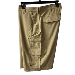 Iron Co. Mens Khaki Stretch Hybrid Cargo Short 38 NWT - Picture 1 of 6