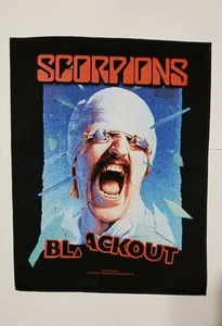 PATCH ARRIÈRE OFFICIEL Scorpions blackout - Photo 1/1