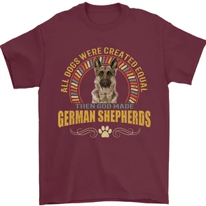 A German Shepherd Dog Mens T-Shirt 100% Cotton - Picture 1 of 104