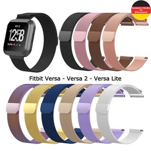 Fitbit Versa 1 Versa 2 Versa Lite Magnes Milanaise Mesh Fitness Zamienna bransoletka - Zdjęcie 1 z 29