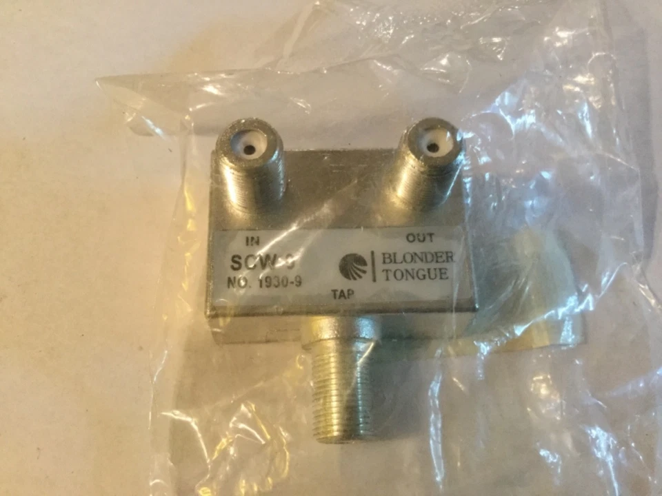 Blonder Tongue SCW-9dB Directional Tap, 1 Output, L-style 1930-19 (Lot of 2) - Image 1 of 2