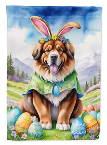 Tibetan Mastiff Easter Egg Hunt Flag Garden Size DAC5192GF - Picture 1 of 3