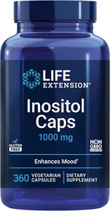 Life Extension Inositol Caps – 1000 mg, 360 Capsules - Picture 1 of 2