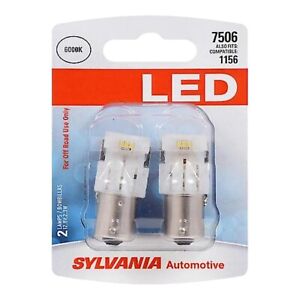 SYLVANIA - 7506 LED Red Mini Bulb - Bright LED Bulb (Contains 2 Bulbs) Sealed