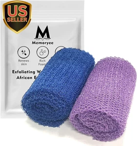 Exfoliating Washcloth Towel Body Scrubber Loofah African Net Bathing Sponge B... - Picture 1 of 6