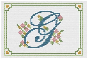 Kreuzstich Sampler Set Oder Muster - Florashell - Alphabet Buchstabe G - Bild 1 von 1