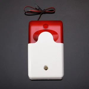 Luz Estroboscópica Intermitente 12V 108dB Sonido Cableado Duradero Flash Seguridad Hogar Alarma - Imagen 1 de 4