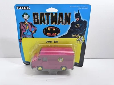 NUEVO 1989 ERTL Vintage DC Comics Batman Película Joker Van Escala 1/48 Die Cast Foto 1 de 4