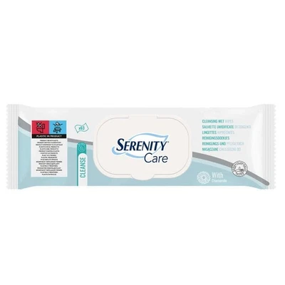 Serenity Care Cleansing Wet Wipes 8 x 63 Pack Product Code: 65231 FREE POSTAGE