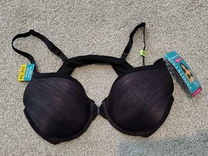 Vanity Fair 75339 Illumination Front Close Underwire Bra Size 38B Black - NWT - Picture 1 of 12