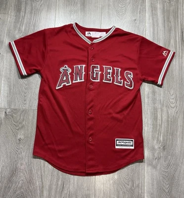Camiseta deportiva juvenil MLB Los Angeles Angels #27 Mike Trout talla mediana majestuosa NIÑOS Foto 1 de 4