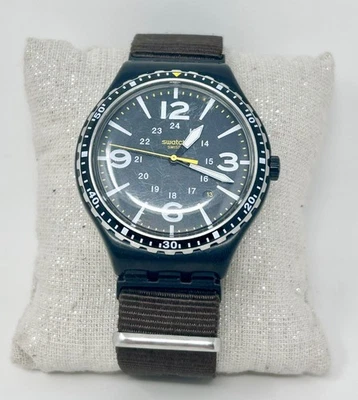 Swatch Special Unit Mens Watch YWB402C Brown- Unit J120 - Image 1 of 4