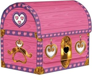 Beistle 4-Pack Princess Treasure Chests, 3-1/2-Inch by 41/4-Inch, 4 piece - Picture 1 of 3
