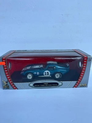 1965 Shelby Cobra Daytona Coupe Road Signature Blue 1:18 Die-cast - Image 1 of 4