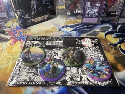 The Legend Of Zelda Link Anime Pinback Buttons/Badges 4 x Piece Set * Brand New - Image 1 of 3