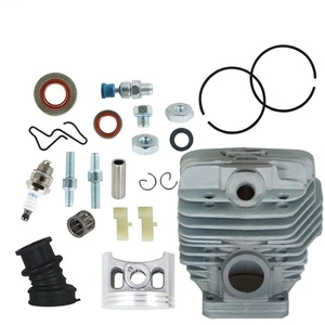 Kit de pistón de cilindro de gran diámetro apto para motosierra MS660 066 1122 Magnum 56 mm - Imagen 1 de 16