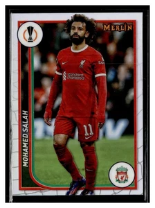 2023-24 Merlin UEFA Club Competitions #69 Mohamed Salah Refractor - Picture 1 of 2