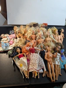 Vintage Mixed Lot 1960’s-2007 Barbie Dolls - 1 Ken Doll & Accessories As Is - Picture 1 of 24