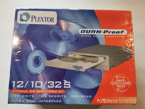 Plextor PlexWriter CD Brenner Laufwerk INTERN Rewriteable Kit 12/10/32 S UNGEÖFFNET - Bild 1 von 3