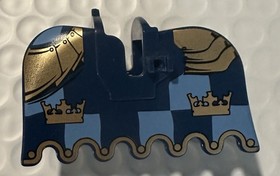 Lego Horse Barding Gold Crowns Gold Plate Armor Pattern Castle Sets 7009 852293