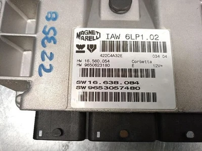 9653057480 centralita motor uce para PEUGEOT 307 CC (S1) 2.0 16V 2003 5438248 - Immagine 1 di 4