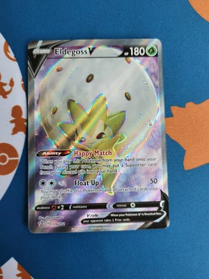 Pokemon Card Eldegoss V 176/192 Rebel Clash Full Art Near Mint - Image 1 of 2