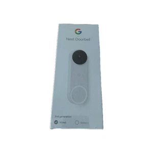 NEW in BOX! Google Nest Wired Doorbell Camera 2nd Gen Snow (Sealed, Mfg. 2022) - Picture 1 of 7