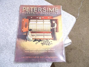 1930 Vintage Petersime Electric Egg Incubators Original Catalog - Picture 1 of 2