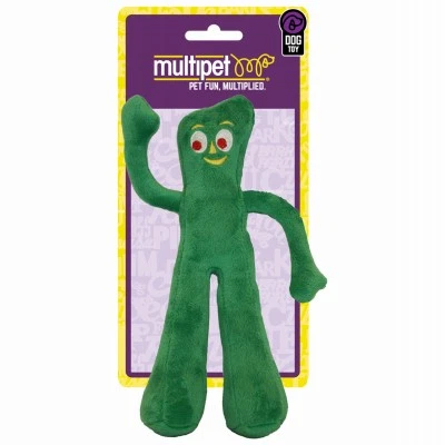 3 Pack - Plush Gumby Squeaky Dog Toy, 9 In. - 16674 - Image 1 of 1