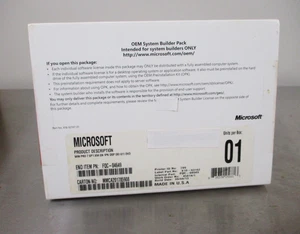 Microsoft Windows Pro 7 x64 English FQC-04649 OEM System Builder Pack NEW - Picture 1 of 7
