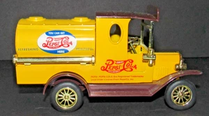 Golden Wheel Pepsi-Cola Model T Delivery Truck Diecast Collectible 1:24 Yellow - Picture 1 of 5