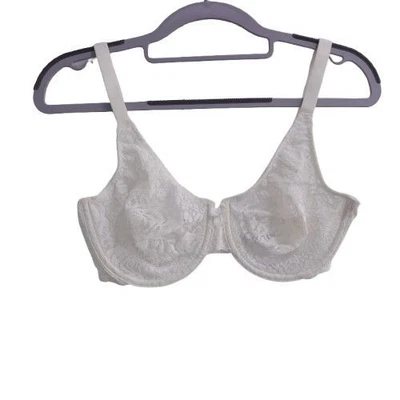 Sutiã Wacoal Halo de renda moldado com aro marfim tamanho 34D 851205 - Imagem 1 de 4