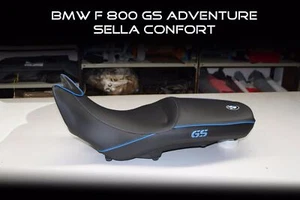 For BMW F800 GS Adventure 2013-2018 Tappezzeria Italia Comfort Foam Seat Cover - Picture 1 of 2