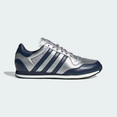 Adidas Originals Galaxy Og In Argento E Blu Scuro Tutte Le Taglie Stock Limitato - Immagine 1 di 4