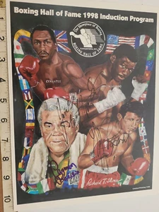 1998 IBHOF PROGRAM FRONT SIGNED MCGIRT BASILIO COONEY - OFFERS ACCEPTED - Picture 1 of 2