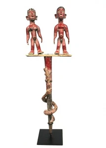 Art Africain Afrikanische Kunst African - Rare Sceptre "Colon" Mossi - 76 Cms ++ - Picture 1 of 11